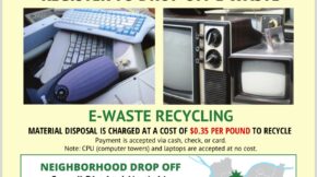E-Waste Recycling – Registration Required